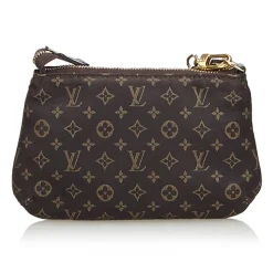 Louis Vuitton Vintage - Monogram Mini Lin Pochette Bag - Black - Monogram Leather Handbag - Luxury High Quality - Avvenice