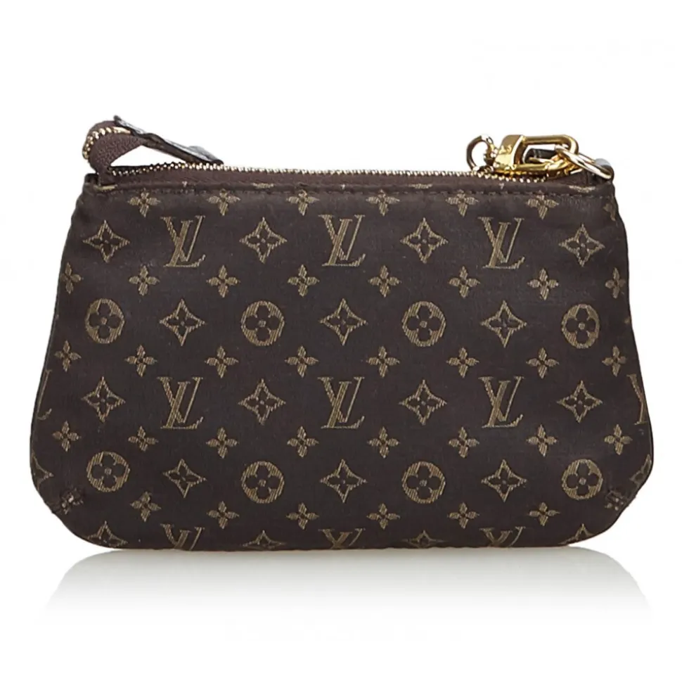 Louis Vuitton Vintage - Monogram Mini Lin Pochette Bag - Black - Monogram Leather Handbag - Luxury High Quality - Avvenice