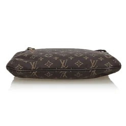 Louis Vuitton Vintage - Monogram Mini Lin Pochette Bag - Black - Monogram Leather Handbag - Luxury High Quality - Avvenice