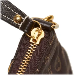 Louis Vuitton Vintage - Monogram Mini Lin Pochette Bag - Black - Monogram Leather Handbag - Luxury High Quality - Avvenice