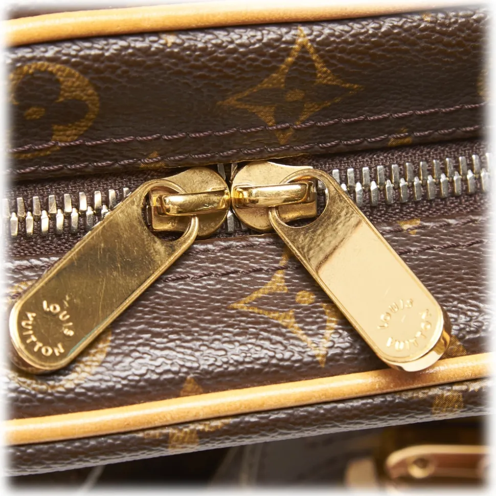 Louis Vuitton Vintage - Monogram Manhattan PM Bag - Brown - Monogram Canvas and Vachetta Leather Handbag - Luxury High Quality - Avvenice