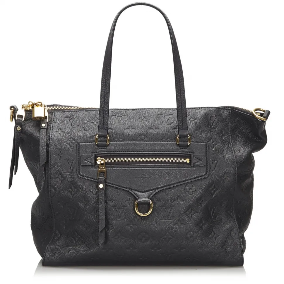 Louis Vuitton Vintage - Monogram Empreinte Lumineuse PM Bag - Navy Blue - Leather Handbag - Luxury High Quality - Avvenice