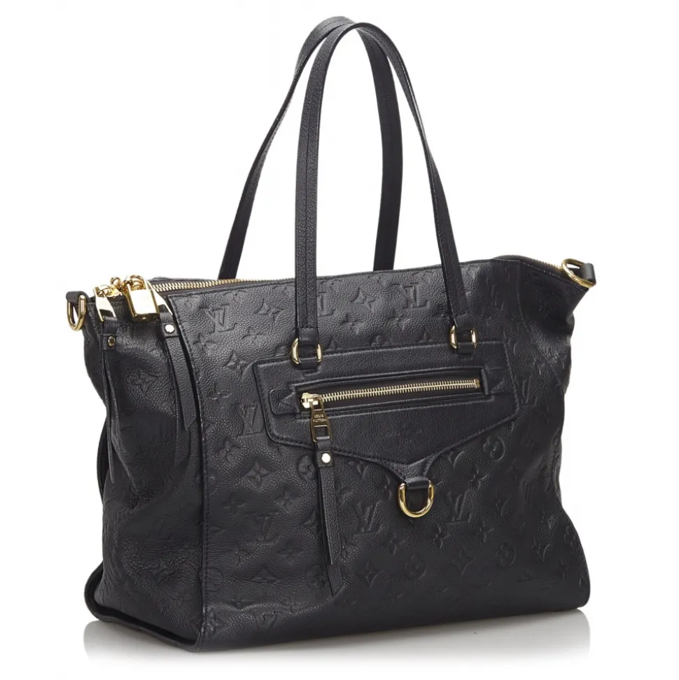 Louis Vuitton Vintage - Monogram Empreinte Lumineuse PM Bag - Navy Blue - Leather Handbag - Luxury High Quality - Avvenice