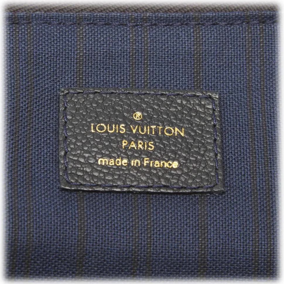 Louis Vuitton Vintage - Monogram Empreinte Lumineuse PM Bag - Navy Blue - Leather Handbag - Luxury High Quality - Avvenice