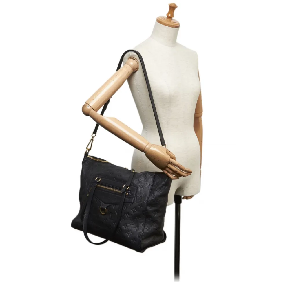 Louis Vuitton Vintage - Monogram Empreinte Lumineuse PM Bag - Navy Blue - Leather Handbag - Luxury High Quality - Avvenice