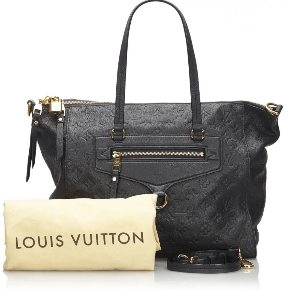 Louis Vuitton Vintage - Monogram Empreinte Lumineuse PM Bag - Navy Blue - Leather Handbag - Luxury High Quality - Avvenice