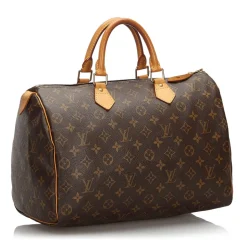 Louis Vuitton Vintage - Monogram Speedy 35 Bag - Brown - Leather Handbag - Luxury High Quality - Avvenice