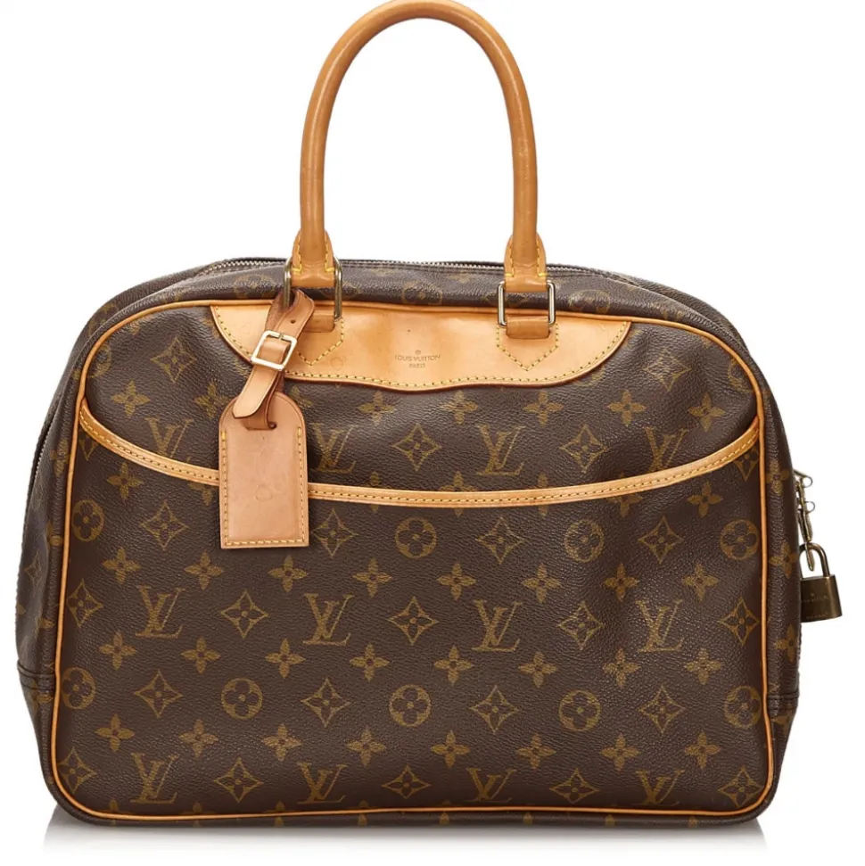 Louis Vuitton Vintage - Monogram Deauville Bag - Brown - Monogram Canvas and Leather Handbag - Luxury High Quality - Avvenice