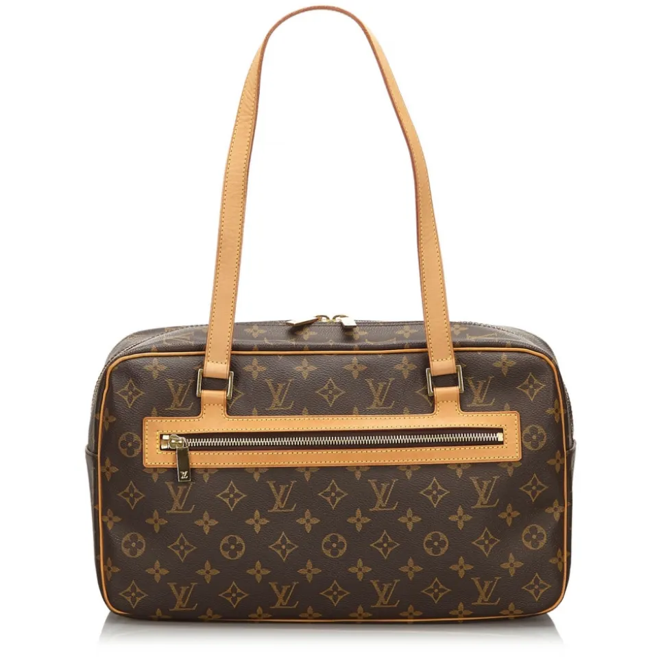 Louis Vuitton Vintage - Monogram Cite GM Bag - Brown - Monogram Canvas and Vachetta Leather Handbag - Luxury High Quality - Avvenice