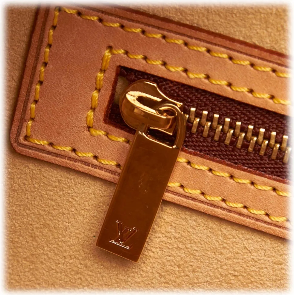Louis Vuitton Vintage - Monogram Cite GM Bag - Brown - Monogram Canvas and Vachetta Leather Handbag - Luxury High Quality - Avvenice