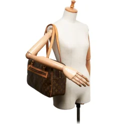 Louis Vuitton Vintage - Monogram Cite GM Bag - Brown - Monogram Canvas and Vachetta Leather Handbag - Luxury High Quality - Avvenice