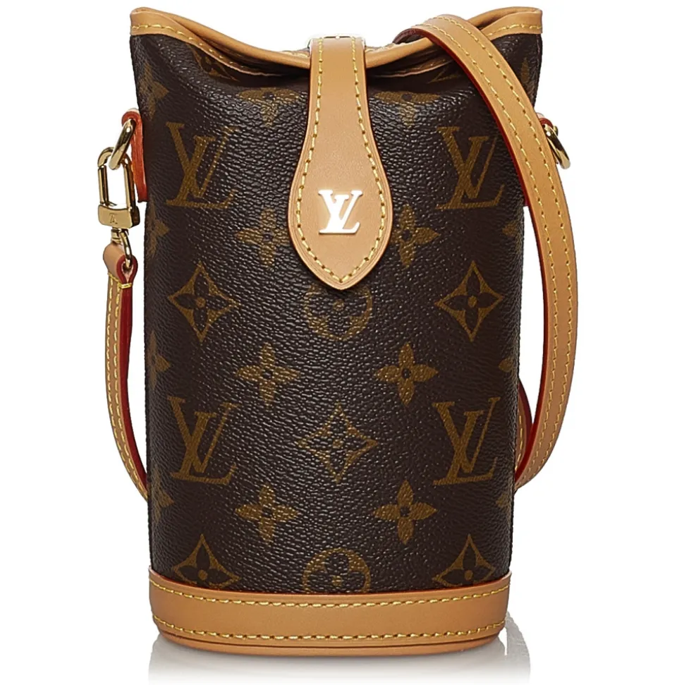 Louis Vuitton Vintage - Monogram Fold Me Pouch - Brown - Leather Handbag - Luxury High Quality - Avvenice