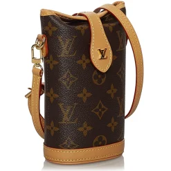 Louis Vuitton Vintage - Monogram Fold Me Pouch - Brown - Leather Handbag - Luxury High Quality - Avvenice