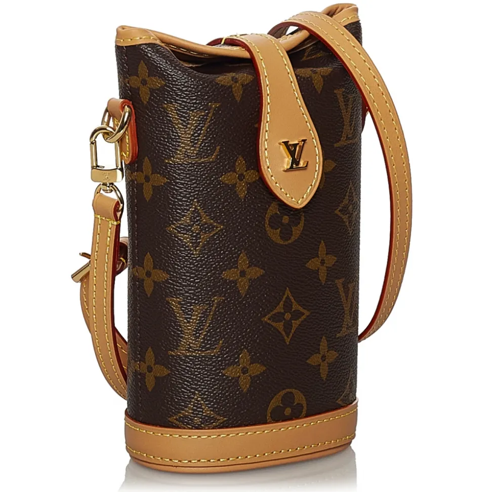 Louis Vuitton Vintage - Monogram Fold Me Pouch - Brown - Leather Handbag - Luxury High Quality - Avvenice