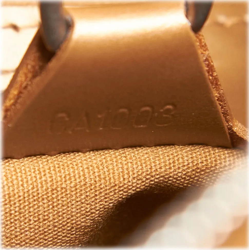 Louis Vuitton Vintage - Monogram Matt Stockton Bag - Gold Brown - Vernis Leather Handbag - Luxury High Quality - Avvenice