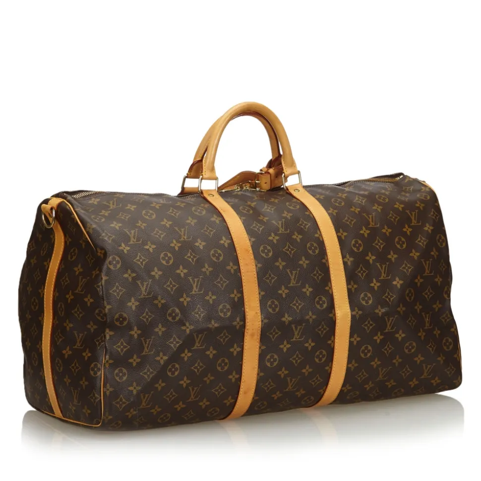 Louis Vuitton Vintage - Monogram Keepall Bandouliere 60 Bag - Brown - Monogram Leather Handbag - Luxury High Quality - Avvenice