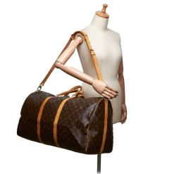 Louis Vuitton Vintage - Monogram Keepall Bandouliere 60 Bag - Brown - Monogram Leather Handbag - Luxury High Quality - Avvenice