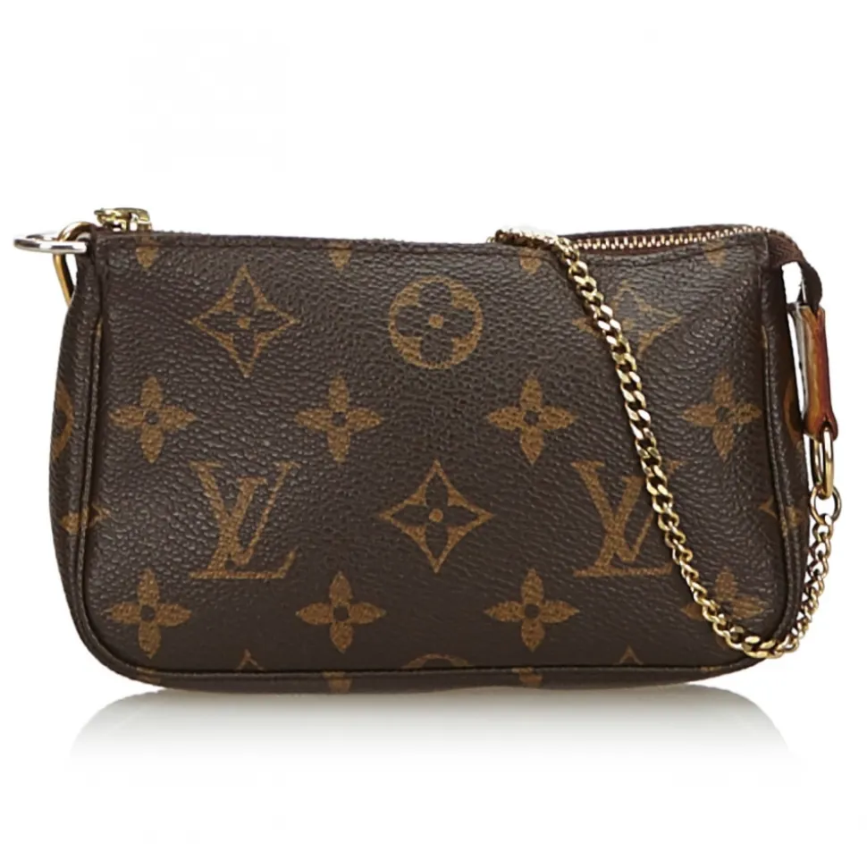 Louis Vuitton Vintage - Monogram Mini Pochette Accessoires Bag - Brown - Monogram Leather Handbag - Luxury High Quality - Avvenice