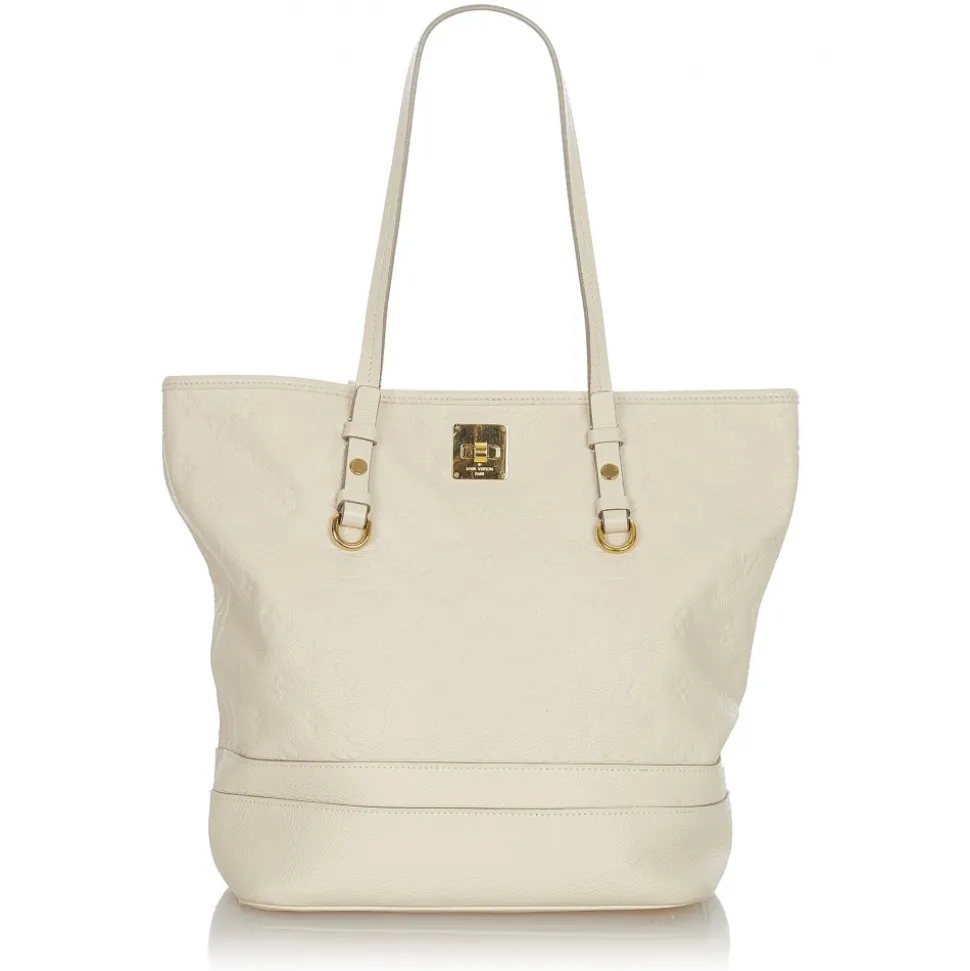 Louis Vuitton Vintage - Monogram Empreinte Citadine PM - White Ivory - Calf Leather Tote Bag - Luxury High Quality - Avvenice