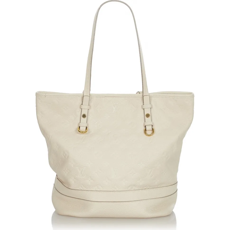 Louis Vuitton Vintage - Monogram Empreinte Citadine PM - White Ivory - Calf Leather Tote Bag - Luxury High Quality - Avvenice