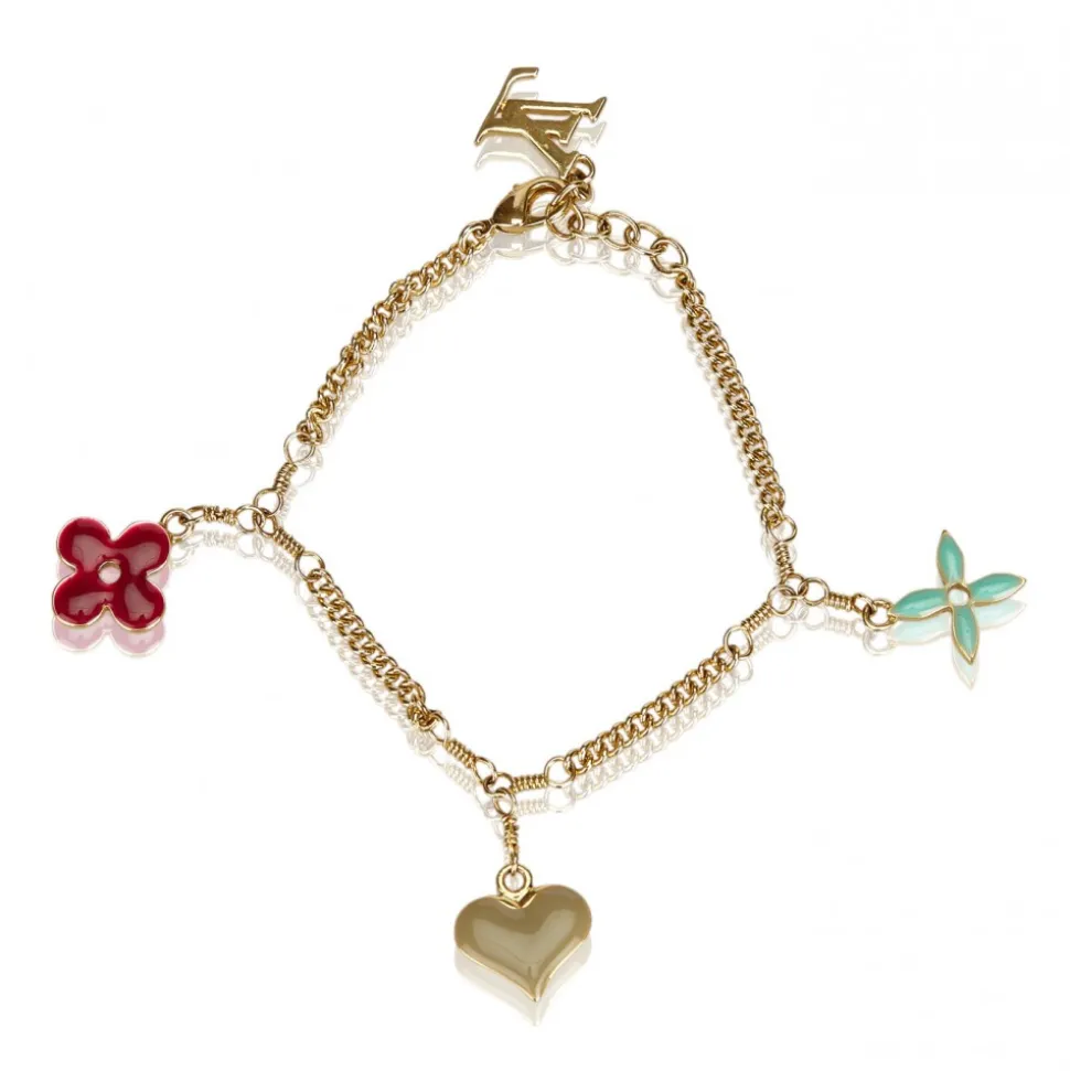 Louis Vuitton Vintage - Monogram Charm Bracelet - Gold Multi - LV Bracelet - Luxury High Quality - Avvenice