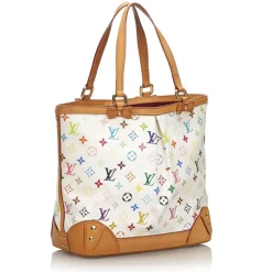 Louis Vuitton Vintage - Monogram Multicolor Sharleen MM Bag - White - Leather Handbag - Luxury High Quality - Avvenice