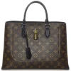 Louis Vuitton Vintage - Monogram Flower Tote - Brown Black - Leather Handbag - Luxury High Quality - Avvenice