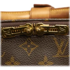 Louis Vuitton Vintage - Monogram Cruiser 55 - Brown - Monogram Canvas and Vachetta Leather Travel Bag - Luxury High Quality - Avvenice