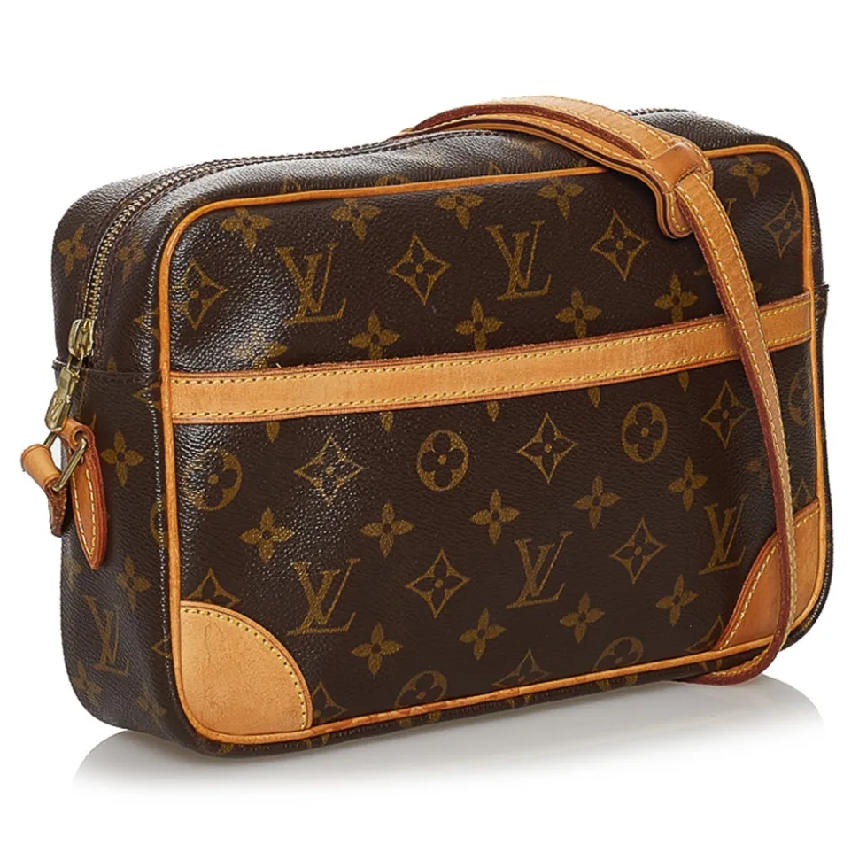 Louis Vuitton Vintage - Monogram Trocadero 27 - Brown - Monogram Canvas Crossbody Bag - Luxury High Quality - Avvenice