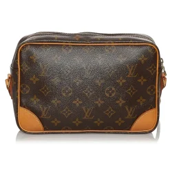 Louis Vuitton Vintage - Monogram Trocadero 27 - Brown - Monogram Canvas Crossbody Bag - Luxury High Quality - Avvenice