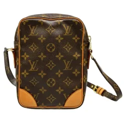Louis Vuitton Vintage - Monogram Danube - Brown - Monogram Canvas and Vachetta Leather Crossbody Bag - Luxury High Quality - Avvenice