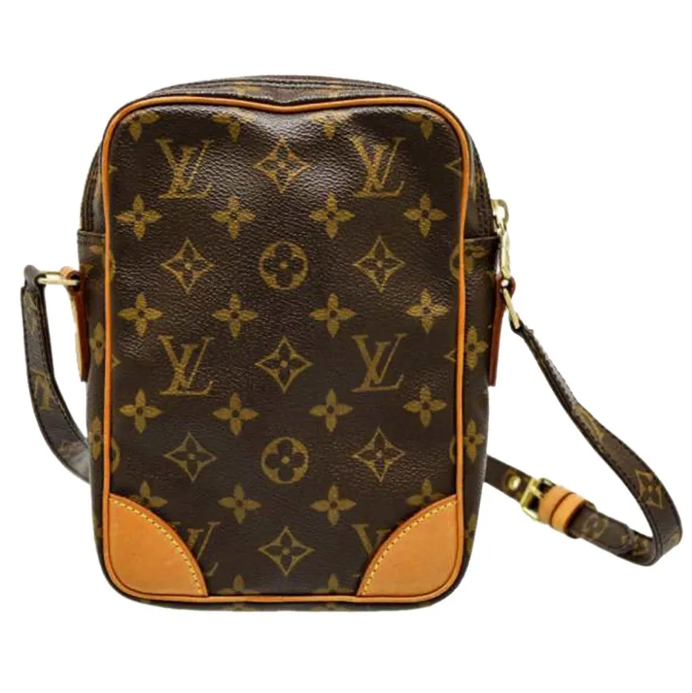 Louis Vuitton Vintage - Monogram Danube - Brown - Monogram Canvas and Vachetta Leather Crossbody Bag - Luxury High Quality - Avvenice