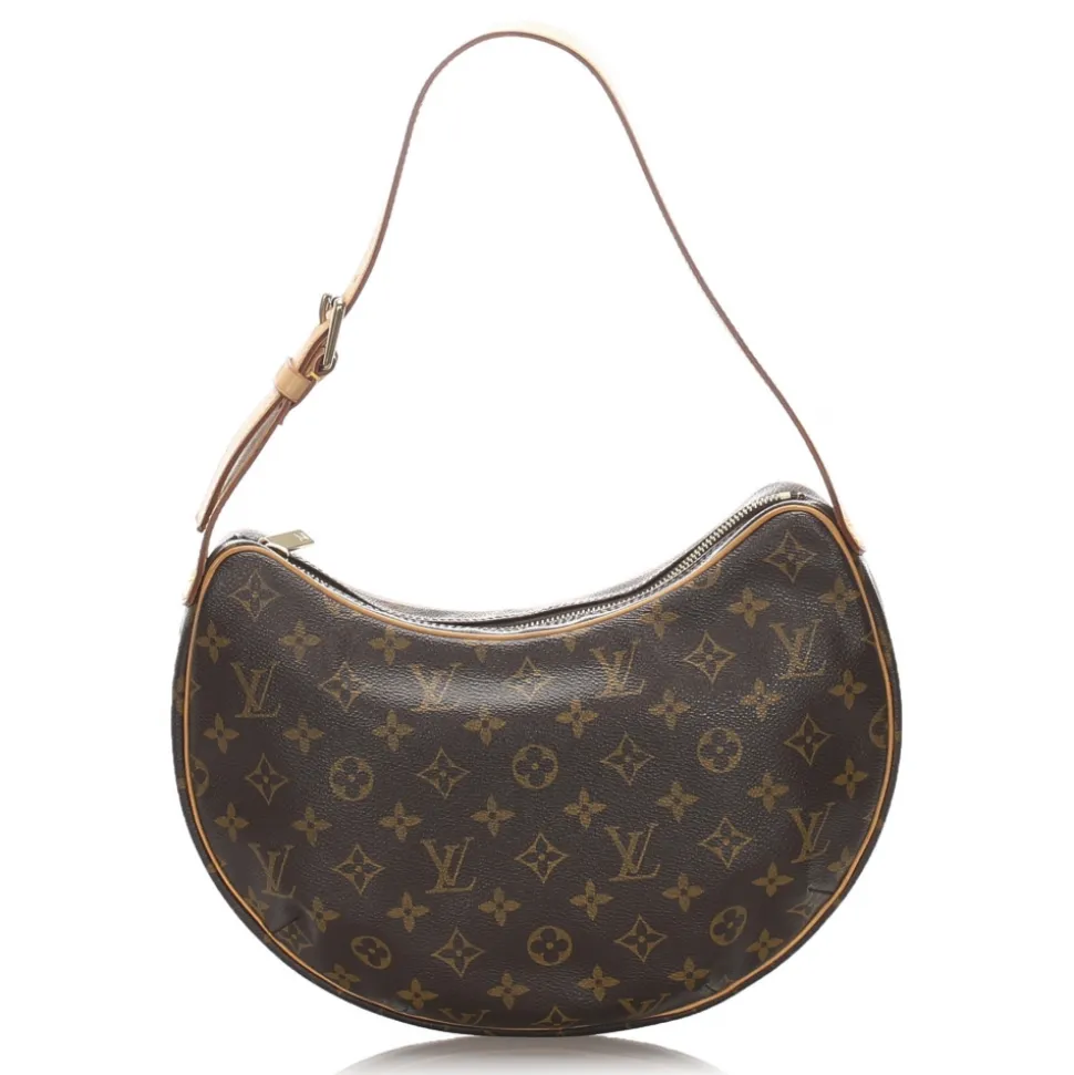 Louis Vuitton Vintage - Monogram Croissant MM Bag - Brown - Monogram Canvas and Leather Handbag - Luxury High Quality - Avvenice