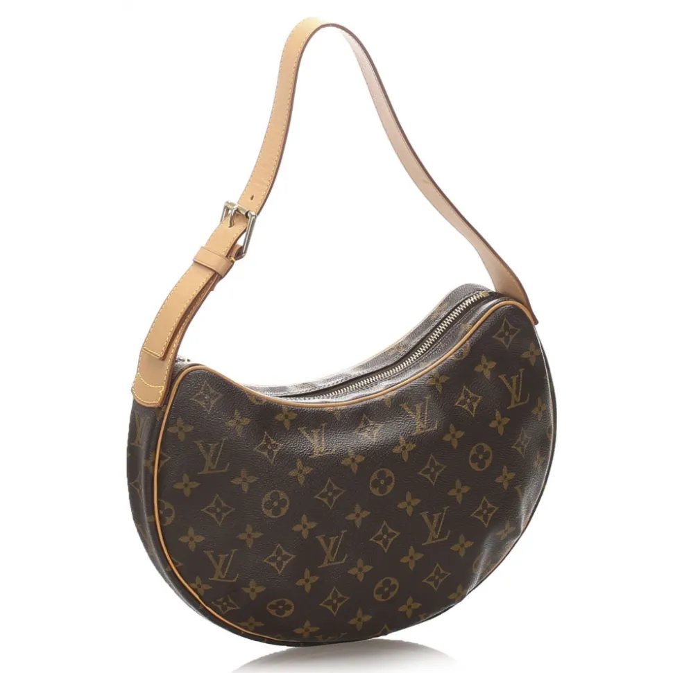 Louis Vuitton Vintage - Monogram Croissant MM Bag - Brown - Monogram Canvas and Leather Handbag - Luxury High Quality - Avvenice