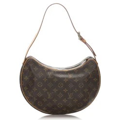 Louis Vuitton Vintage - Monogram Croissant MM Bag - Brown - Monogram Canvas and Leather Handbag - Luxury High Quality - Avvenice