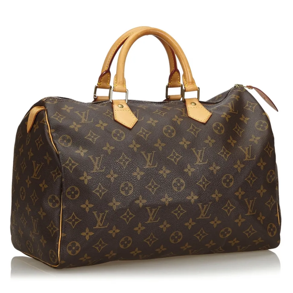 Louis Vuitton Vintage - Monogram Speedy 35 Bag - Brown - Monogram Leather Handbag - Luxury High Quality - Avvenice