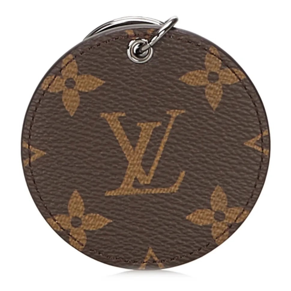 Louis Vuitton Vintage - Monogram Monogram Illustre Logos Bag Charm - Brown - Monogram Canvas Keychain - Luxury High Quality - Avvenice