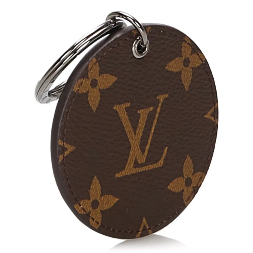 Louis Vuitton Vintage - Monogram Monogram Illustre Logos Bag Charm - Brown - Monogram Canvas Keychain - Luxury High Quality - Avvenice
