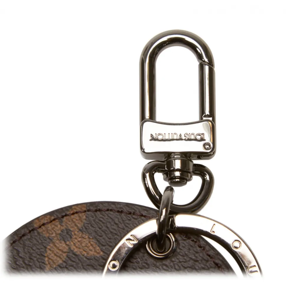 Louis Vuitton Vintage - Monogram Monogram Illustre Logos Bag Charm - Brown - Monogram Canvas Keychain - Luxury High Quality - Avvenice