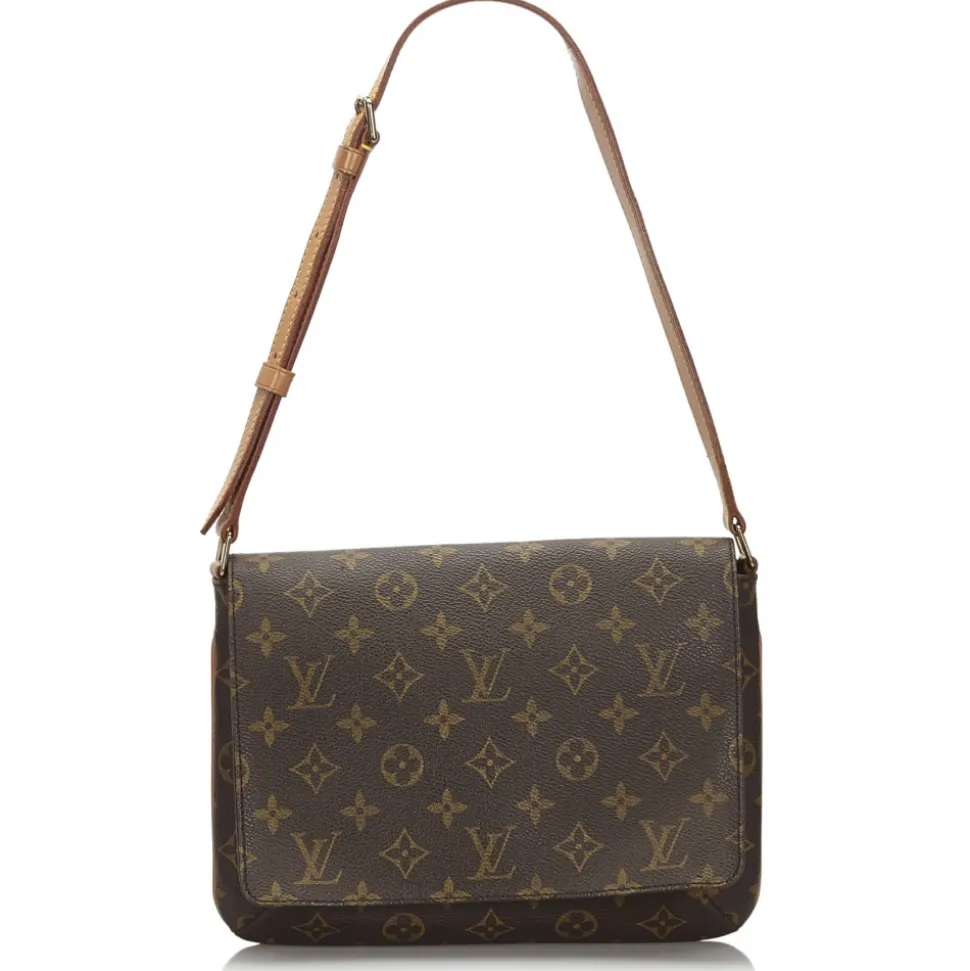 Louis Vuitton Vintage - Monogram Musette Tango Short Strap Bag - Brown - Leather Handbag - Luxury High Quality - Avvenice
