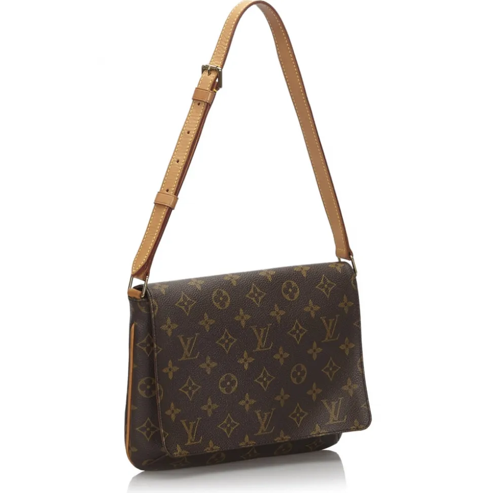 Louis Vuitton Vintage - Monogram Musette Tango Short Strap Bag - Brown - Leather Handbag - Luxury High Quality - Avvenice