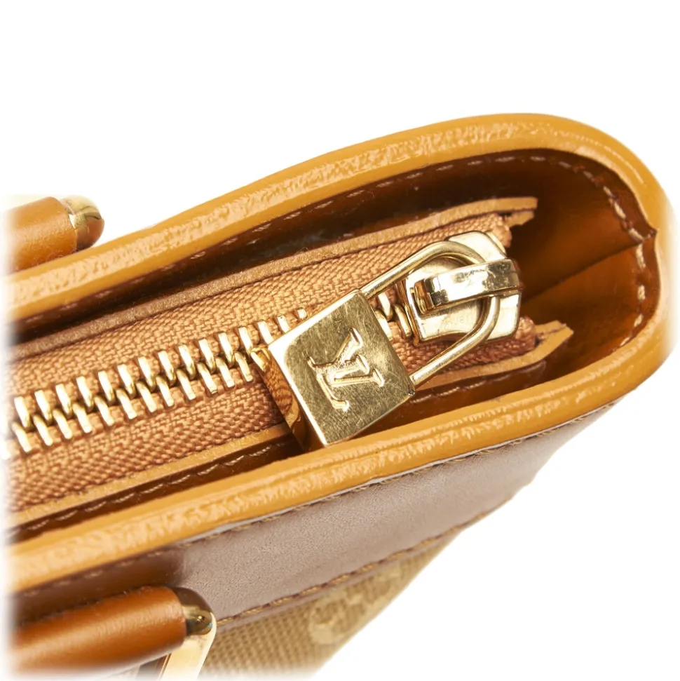 Louis Vuitton Vintage - Monogram Mini Lin Lucille PM Bag - Beige  - Fabric and Leather Handbag - Luxury High Quality - Avvenice