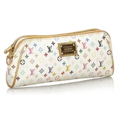 Louis Vuitton Vintage - Monogram Multicolor Kate Clutch - White - Leather Handbag - Luxury High Quality - Avvenice