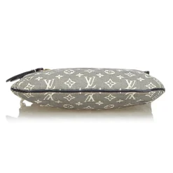 Louis Vuitton Vintage - Monogram Mini Lin Pochette Bag - Grey - Monogram Leather Handbag - Luxury High Quality - Avvenice