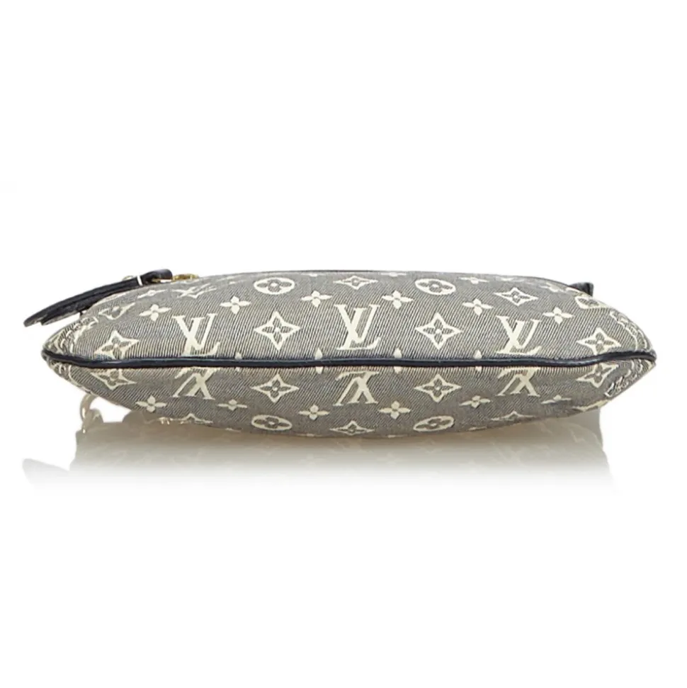Louis Vuitton Vintage - Monogram Mini Lin Pochette Bag - Grey - Monogram Leather Handbag - Luxury High Quality - Avvenice