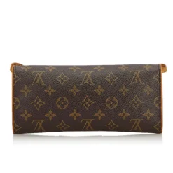 Louis Vuitton Vintage - Monogram Pochette Twin GM Bag - Brown - Monogram Canvas and Leather Handbag - Luxury High Quality - Avvenice