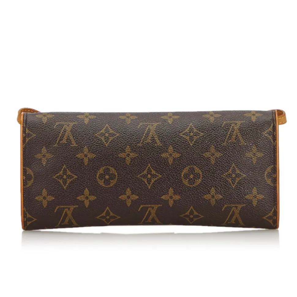 Louis Vuitton Vintage - Monogram Pochette Twin GM Bag - Brown - Monogram Canvas and Leather Handbag - Luxury High Quality - Avvenice