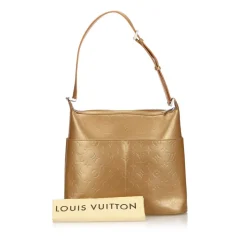 Louis Vuitton Vintage - Monogram Mat Sutter Bag - Gold Brown - Vernis Leather Handbag - Luxury High Quality - Avvenice