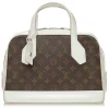 Louis Vuitton Vintage - Monogram Dora PM - Brown White - Leather Handbag - Luxury High Quality - Avvenice