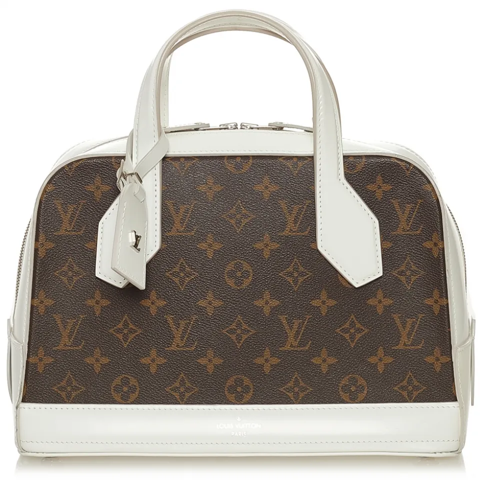 Louis Vuitton Vintage - Monogram Dora PM - Brown White - Leather Handbag - Luxury High Quality - Avvenice